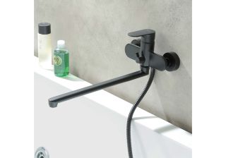 Смеситель для ванны Aquatek Ника AQ1842MB черный